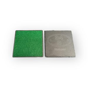 Customised Shed Code Slate Coaster